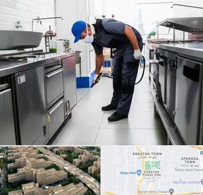 سمپاشی رستوران در اکباتان 