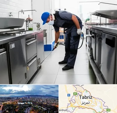 سمپاشی رستوران در تبریز