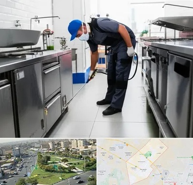 سمپاشی رستوران در کمال شهر کرج 