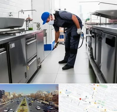 سمپاشی رستوران در بلوار معلم مشهد 