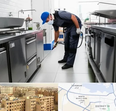 سمپاشی رستوران در جنوب غرب تهران