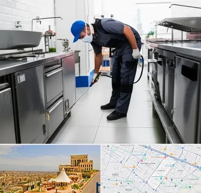 سمپاشی رستوران در هاشمیه مشهد 