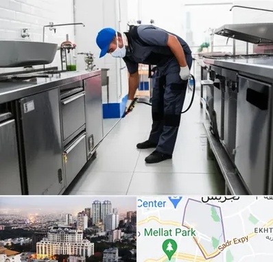 سمپاشی رستوران در الهیه 