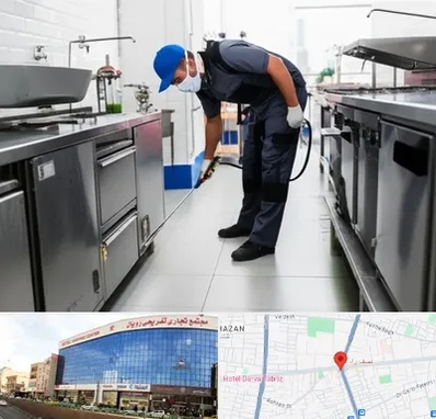 سمپاشی رستوران در نصف راه تبریز 