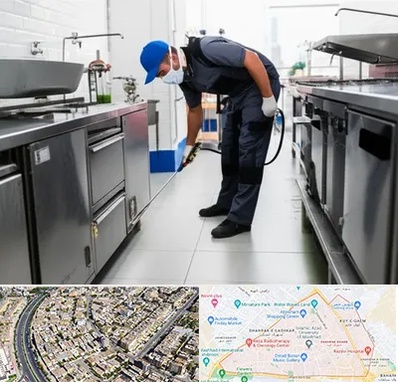 سمپاشی رستوران در شهرک غرب مشهد 