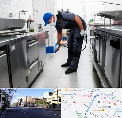 سمپاشی رستوران در خیابان ملاصدرا شیراز 