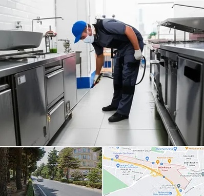 سمپاشی رستوران در مهرویلا کرج