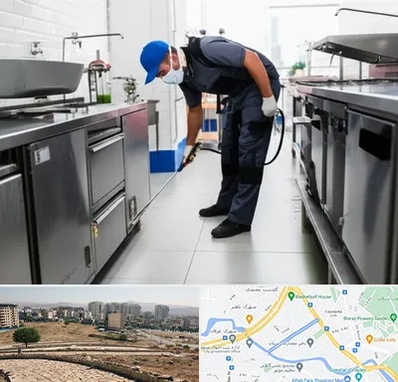 سمپاشی رستوران در کوی وحدت شیراز