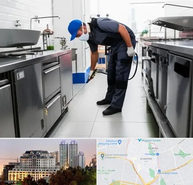 سمپاشی رستوران در فرشته 