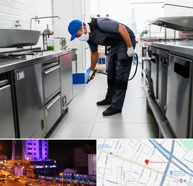 سمپاشی رستوران در آبرسان تبریز 