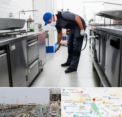 سمپاشی رستوران در بلوار توس مشهد 