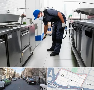 سمپاشی رستوران در مجیدیه شمالی