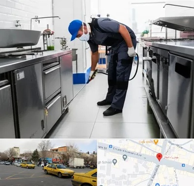 سمپاشی رستوران در شهناز تبریز 