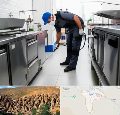 سمپاشی رستوران در اسکو
