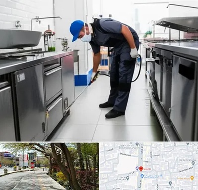 سمپاشی رستوران در خیابان توحید اصفهان 