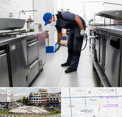 سمپاشی رستوران در مرکز تهران 