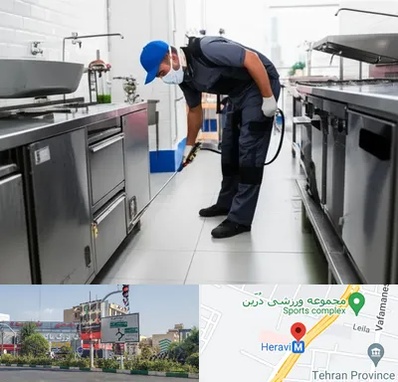 سمپاشی رستوران در هروی 