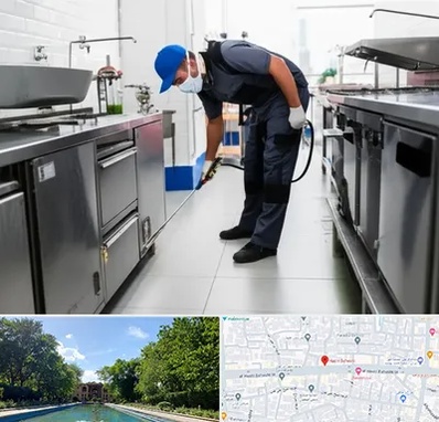 سمپاشی رستوران در هشت بهشت اصفهان 