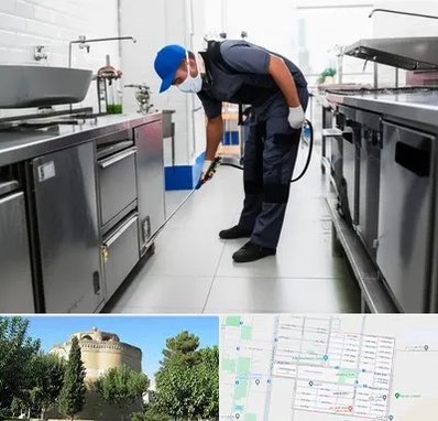 سمپاشی رستوران در مرداویج اصفهان 