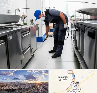 سمپاشی رستوران در قم