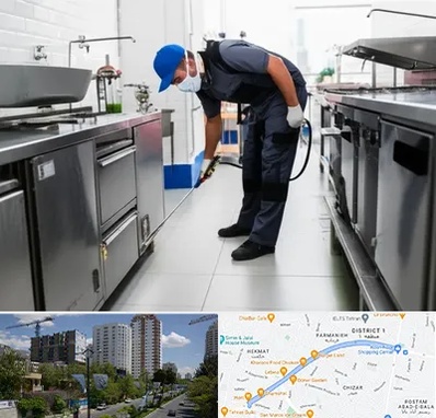 سمپاشی رستوران در اندرزگو 