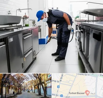 سمپاشی رستوران در تربیت تبریز 