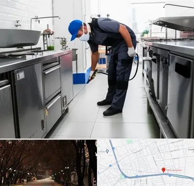 سمپاشی رستوران در ابوریحان تبریز 