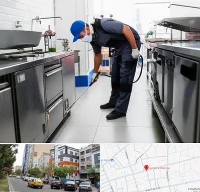 سمپاشی رستوران در هفده شهریور تبریز 