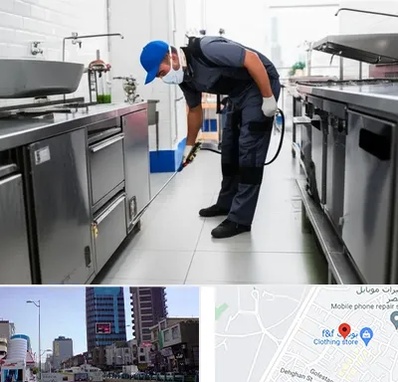 سمپاشی رستوران در چهارراه طالقانی کرج 