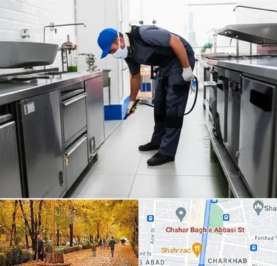 سمپاشی رستوران در چهارباغ اصفهان 