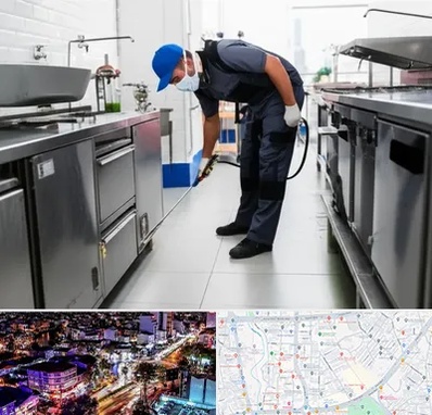 سمپاشی رستوران در منظریه رشت 