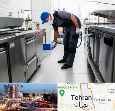 سمپاشی رستوران در صادقیه 