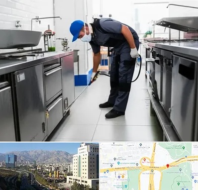 سمپاشی رستوران در حقانی 