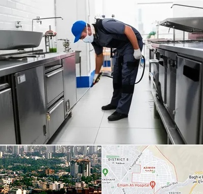 سمپاشی رستوران در عظیمیه کرج