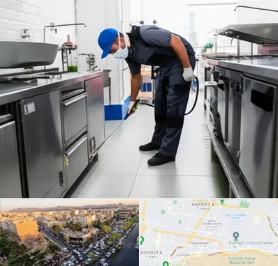 سمپاشی رستوران در تهرانپارس 