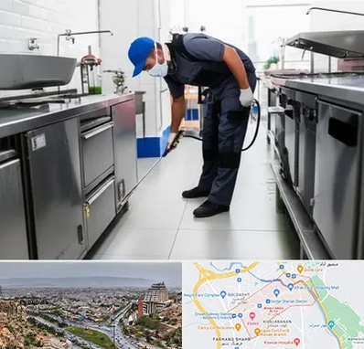 سمپاشی رستوران در معالی آباد شیراز 