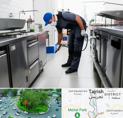 سمپاشی رستوران در تجریش 