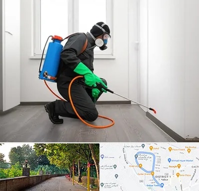 سمپاشی ساس و سوسک در فلکه گاز رشت 