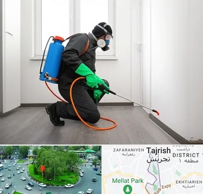 سمپاشی ساس و سوسک در تجریش 