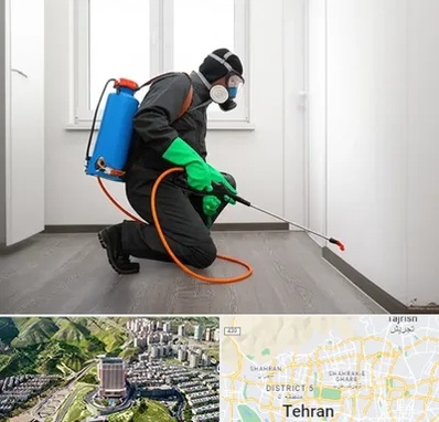 سمپاشی ساس و سوسک در شمال تهران 