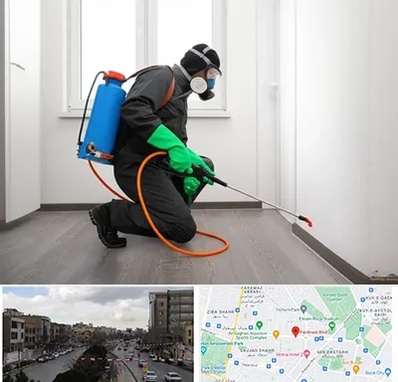 سمپاشی ساس و سوسک در بلوار فردوسی مشهد 