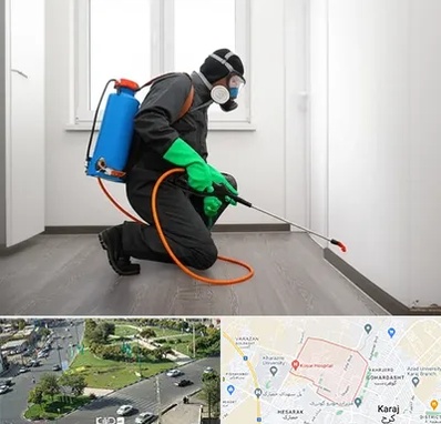 سمپاشی ساس و سوسک در شاهین ویلا کرج 