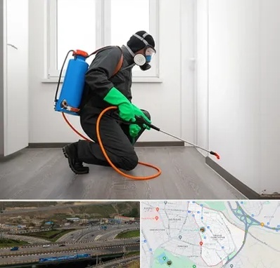 سمپاشی ساس و سوسک در یاغچیان تبریز 