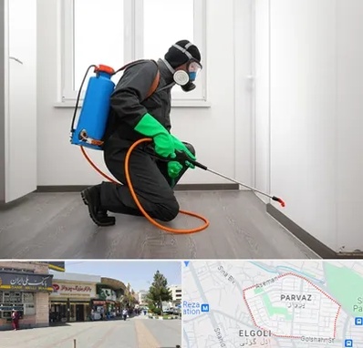 سمپاشی ساس و سوسک در پرواز تبریز 