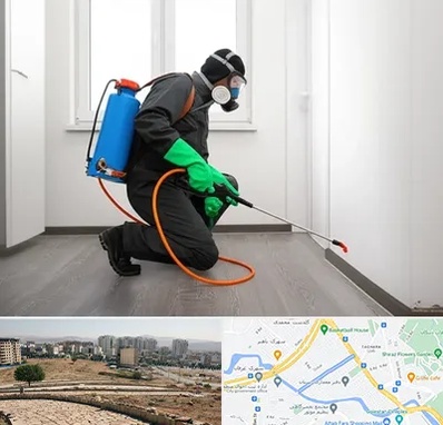 سمپاشی ساس و سوسک در کوی وحدت شیراز 