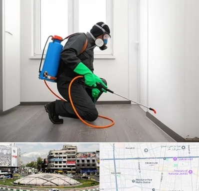 سمپاشی ساس و سوسک در مرکز تهران 