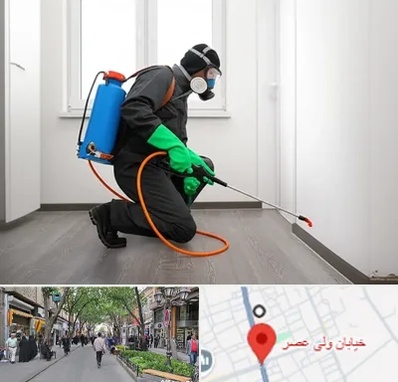 سمپاشی ساس و سوسک در ولیعصر شهریار