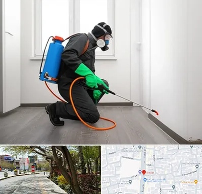 سمپاشی ساس و سوسک در خیابان توحید اصفهان