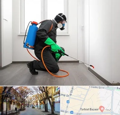 سمپاشی ساس و سوسک در تربیت تبریز 