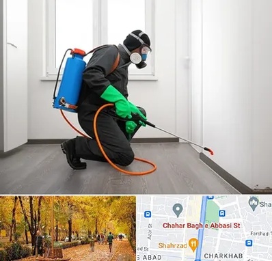 سمپاشی ساس و سوسک در چهارباغ اصفهان